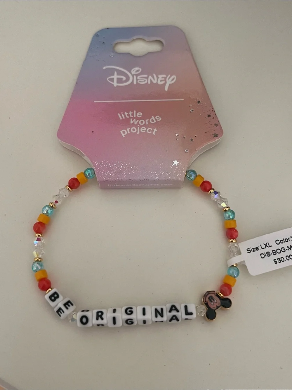 Little Words Project Disney Mickey Be Original NEW $30 Retail